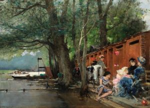 Along the Seine, Paris by Carlo Pittara