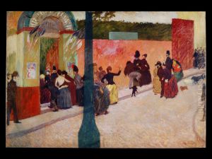 The Moulin de la Galette, Paris by Federico Zandomeneghi