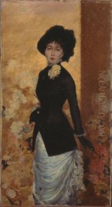 Figura di donna (Leontine De Nittis) by Giuseppe de Nittis