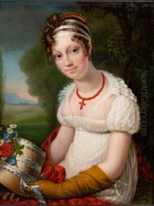 Portrait of Marie Charlotte Georgette Nizon de Saint-Georges by Jenny Berger-Desoras