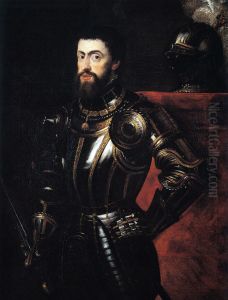 Portrait of Charles V by (studio of) Rubens, Peter Paul
