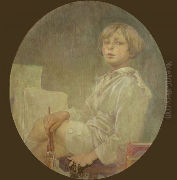 Portret Muchova syna Jiriho - view 1