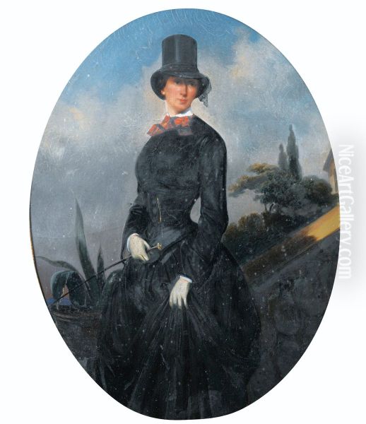 Portrait d'Anna Berthier, comtesse de Plaisance en tenue amazone - view 1