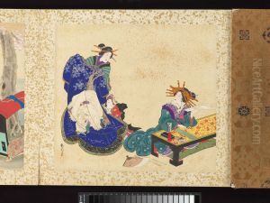 Artisans, Beauties, and Annual Events by Toyohara Kunichika