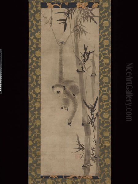 Gibbon and Bamboo - view 1