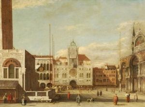 Saint Mark's Square, Venice, Looking Towards The Torredell'orologio
