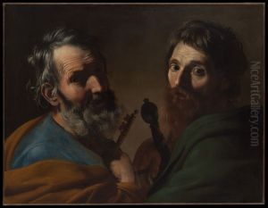 Saints Peter and Paul by Bartolomeo Manfredi
