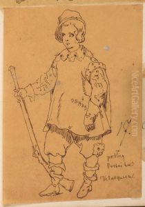 Treasury. A young man with a rifle by Jan Matejko