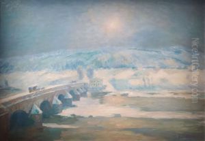 The Bridge over the Allier at Pont-du-Chateau in Winter (1885) The Bridge over the Allier at Pont-du-Chateau in Winter (1885)