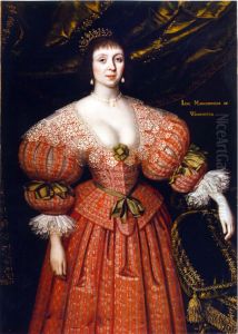 Portrait of Jane, Marchioness of Winchester by Gilbert Jackson