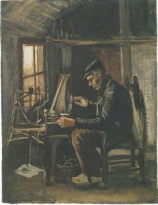 Man Winding Yarn
