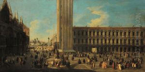 Vedutadi Piazza San Marco A Venezia by Luca Carlevaris