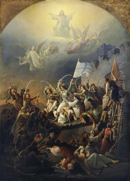 The sortie of Messologhi. - view 1