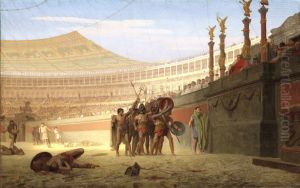 Ave Caesar Morituri te Salutant by Jean-Leon Gerome