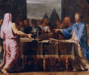 Ptolemaeus II in bibliotheca sua (Champaigne)