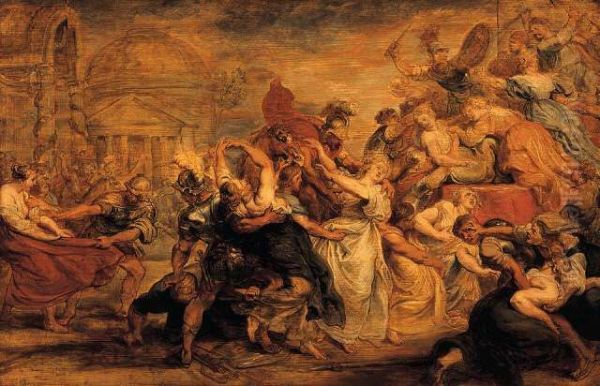 The Rape of the Sabines - view 1