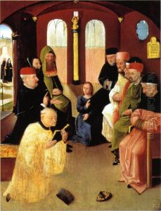 Christ's dispute with the doctors in the temple by Hieronymous Bosch