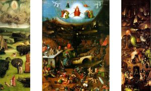 The last judgement tryptch by Hieronymous Bosch