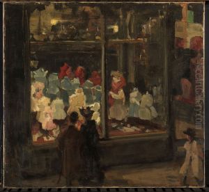Shop Window by Isaac Lazarus Israels
