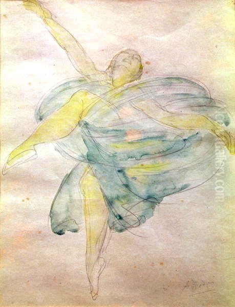 Danseuse au voiles - view 1
