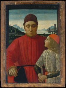 Ritratto di Francesco Sassetti con il figlio Teodoro by Ghirlandaio Domenico