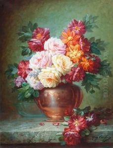 Bouquet De Fleurs by Max Carlier