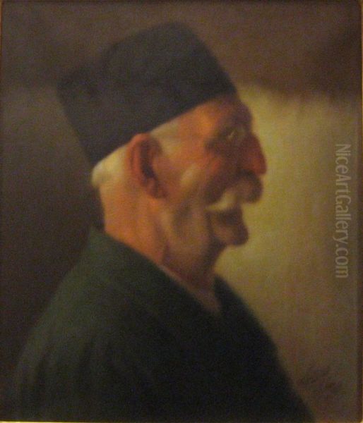 The Kamal-ol-molk (Profile portrait) - view 1