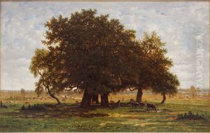 Groupe de chenes, Apremont