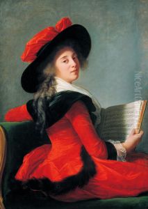 Portrait de la Baronne de Crussol by Elisabeth Louise Vigee Le Brun