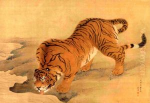 Mizu-nomi no Tora Zu by Maruyama Okyo