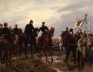 Die Schlacht von Koniggratz am 3. Juli 1866