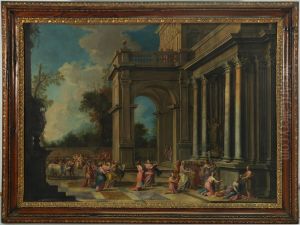 "scena Mitologica In Un'architettura Classica" by Alberto Carlieri