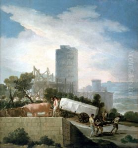 La conduccion de un sillaroLa obra by Francisco Goya Fuendetodos