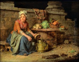 La Petite Laitiere by Martin Drolling