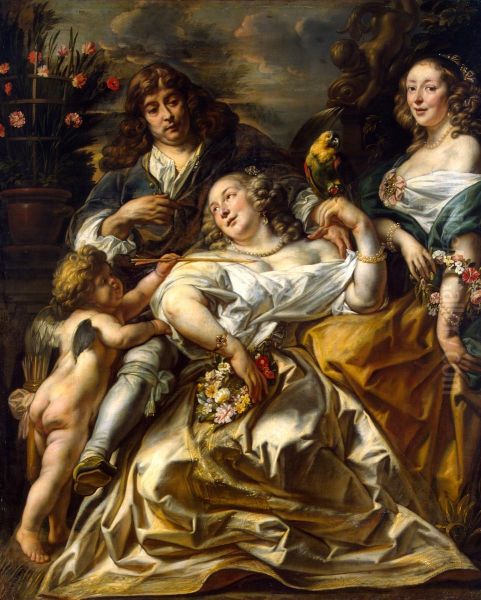 Allegorical family portrait - view 1