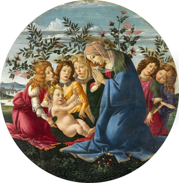 Madonna Adoring the Child with Five Angels - view 1