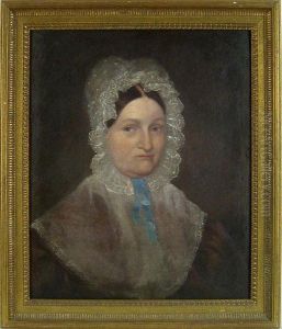 Pair Of Oil Oncanvas Portraits Of Mr. And Mrs. Stull