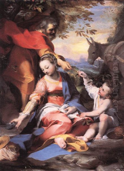 Rest on the Flight to Egypt - view 1