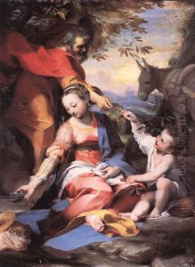 Rest on the Flight to Egypt by Federico Barocci