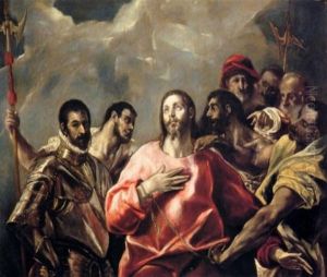 Jesus stripped of his garments