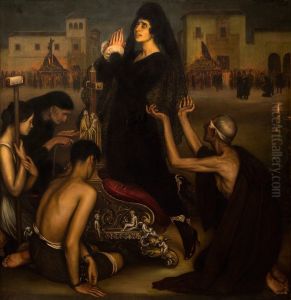 La saeta by Julio Romero De Torres