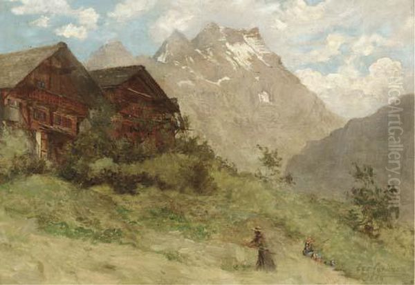Chalets Near Diableret, Switzerland - view 1