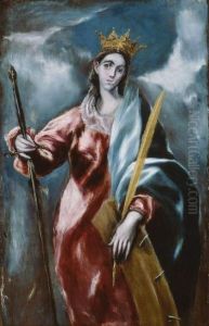 Saint Catherine by El Greco