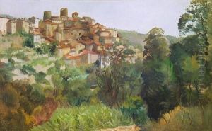 Italian Hilltown by Hilda Carline