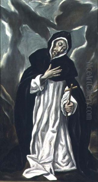 Saint Dominic praying - view 1