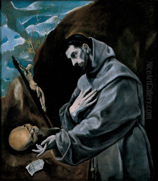 Saint Francis in Prayer - view 1