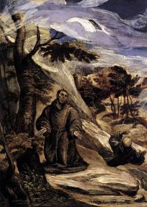 St Francis Receiving the Stigmata by El Greco