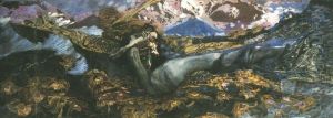 The Demon Downcast by Mikhail Vrubel