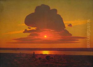 <<Krasnyj zakat>> by Arkhip Kuindzhi