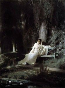 Moonlight night by Ivan Kramskoi